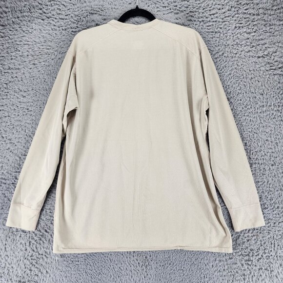 XGO Shirt Mens XL Tan Crew Neck Long Sleeve Tee *GUC* - Picture 8 of 9